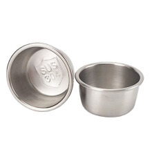 2St Zilveren Dipsaus Bekers Rvs Voor Thuis En Bbq