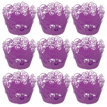 60Stück Cupcake Förmchen Ausgestanzt Hochtemperaturbeständig