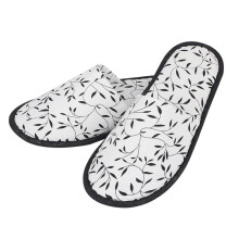 5Paren Wit Ademend Vouwbare Antislip Slippers Voor Thuis En Hotel