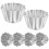 6 puddingformen antihaft, muffin-kuchenform, backform für haushalt 10