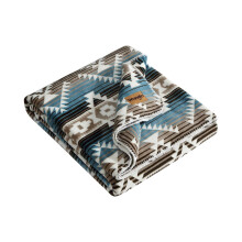 Wrangler  Couverture super douce en flanelle de coco, inspire de Yellowstone, dcoration d'intrieur occidentale, certifie Oeko-Tex (Jericho T