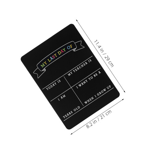 2 tafelschild letzter schultag, wiederverwendbar, doppelseitig 2