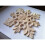 piezas de madera con flores para decoración hogar 11