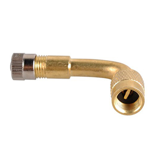 adaptador universal 4 ud válvula 90 bici amarillo 1