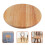 Top De Redondo Madera Asiento Natural Para Bar 10