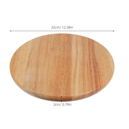 Top De Redondo Madera Asiento Natural Para Bar 1
