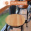 Top De Redondo Madera Asiento Natural Para Bar 6
