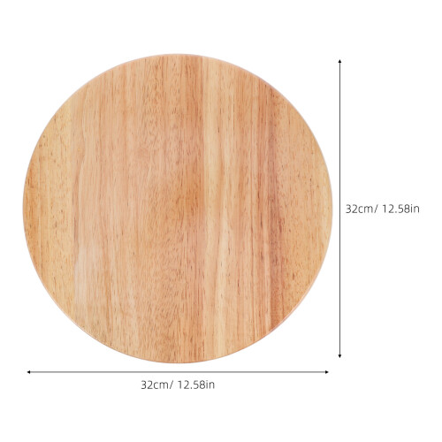 Top De Redondo Madera Asiento Natural Para Bar 2