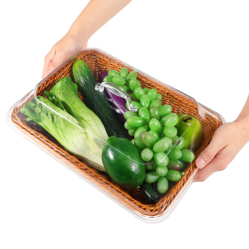 Cesta Para Pan Con , Tejida, Ideal Cocina Picnic 2