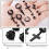 10 pares de pendientes de inoxidable para 9