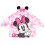 Disney Disney Minnie Mouse WAYY BIG HOODIE fr Kinder, bergroe Pullover-Decke, tragbare Pullover-Decke (Einheitsgre Hellrosa) 1