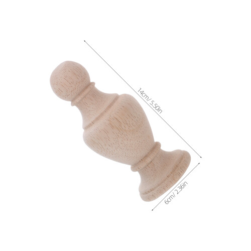 2 . pomos madera tallados estilo forma arena 2
