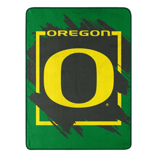 NORTHWEST Oregon Ducks 46x60 Dimensional Design Micro Raschel Überwurfdecke