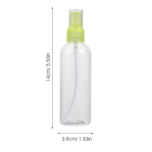botella pulverizadora 100 ml plástico transparente vacía 1