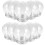 10Pcs Mini Clear Plastic Snow Globes DIY Water Globe Storage Props 6