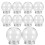 10Pcs Mini Clear Plastic Snow Globes DIY Water Globe Storage Props 9