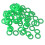 100 pcs fluorescent rings for camping tent stakes nails 1