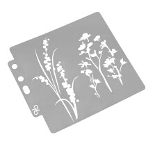 plantilla dibujo con cortes vacíos para manualidades y decoración