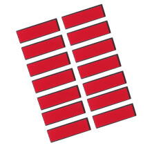 120 uds. broches seguridad con barra plástico adhesiva negro