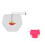 bañador bebé ajustable lavable impermeable rosa 100 cm 2