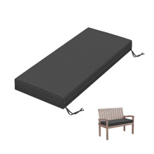 Tounosnt buitenbankkussen 42 x 18 x 3,5 inch dik waterdicht terrasmeubilair kussens patio veranda schommel vervangend zitkussen met strikbanden en an