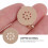 10 unidades bases para broches, plataformas, accesorios 9