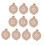 10 unidades bases para broches, plataformas, accesorios 7