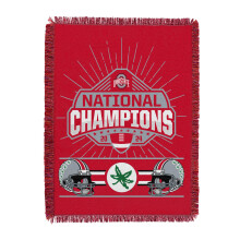 Northwest Ohio State Buckeyes NCAA 2024 FBC Champion Peak Tapisserie-Überwurfdecke, 116,8 x 152,4 cm