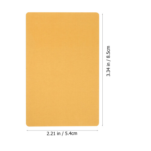 80 tarjetas metálicas de sin imprimir para 2