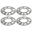4 uds. separadores 5 mm aluminio, 4 y 5 , 1