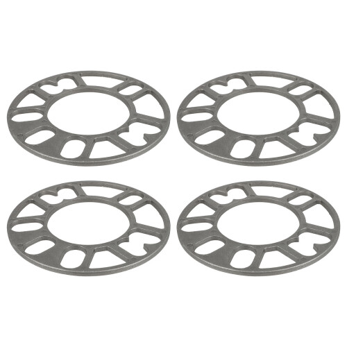 4 uds. separadores 5 mm aluminio, 4 y 5 ,