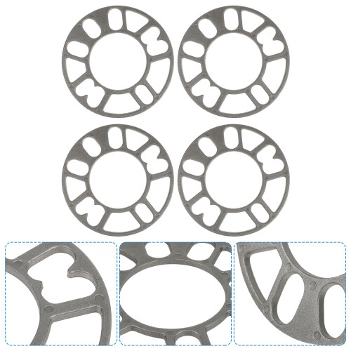 4 uds. separadores 5 mm aluminio, 4 y 5 , 2