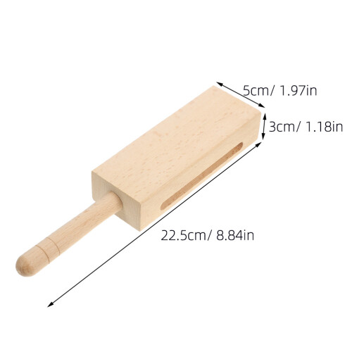 2 juegos de instrumentos de ritmo de madera con baqueta 2