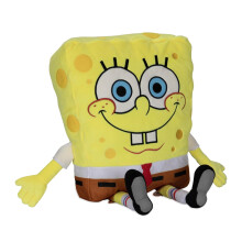 NoJo Bob Esponja Squarepants Almohada de peluche para niρos pequeρos, personaje suave, decorativa para viajes, tiempo de juego, guarderνa, decora