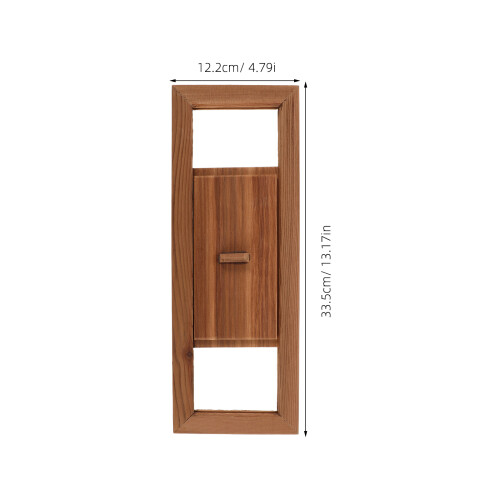 salida ventilación para sauna de madera, limpieza y 2