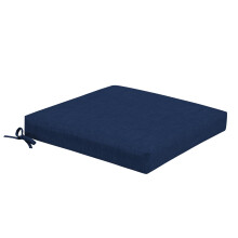 Arden Foam zitkussen voor buiten dineren, 19 x 19, gemaakt met ProFoam, regenbestendig, lichtbestendig, saffierblauw Leala
