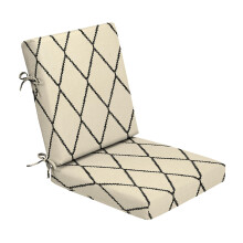 Arden Foam Outdoor Eetkamerstoelkussen 20 x 20 Gemaakt met ProFoam Regenbestendig Lichtbestendig Tan Diamond Trellis