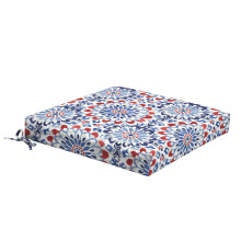 Arden Foam zitkussen voor buiten dineren, 19 x 19, gemaakt met ProFoam, regenbestendig, lichtbestendig, Clark Blue