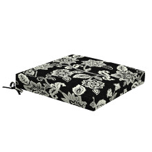 Arden Foam zitkussen voor buiten dineren, 19 x 19, gemaakt met ProFoam, regenbestendig, lichtbestendig, Ashland Black Jacobean