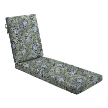 Arden Foam Chaise Lounge-kussen voor buiten, 21 x 72 Gemaakt met ProFoam, regenbestendig, lichtbestendig, saffier, Morrison Floral