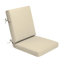 Arden Foam Outdoor Eetkamerstoelkussen 20 x 20 Gemaakt met ProFoam Regenbestendig Lichtbestendig Tan Leala