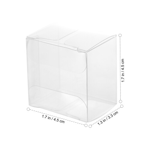 caja de plástico para macarons y postres, 50 1