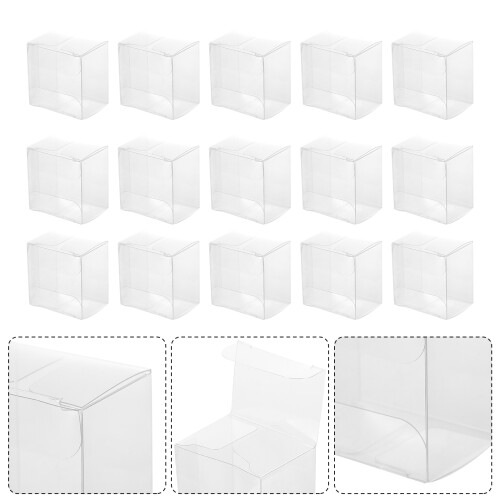 caja de plástico para macarons y postres, 50 2