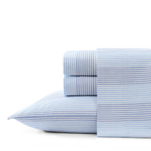 Tommy Bahama - Queensize beddengoedset van superzacht katoenen percal met bijpassende kussenslopen Crisp & Cool Coastal Room Essentials (Weekendstree