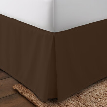 Utopia Bedding Jupe de lit queen size Volants plisss quadruples doux Ajustement facile avec chute sur mesure de 40,6 cm Qualit htelire