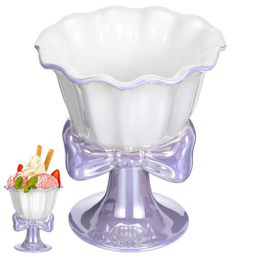 Con Pie Taza Para Leche Yogur Cereal 1