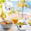 1Pc Cartoon Animal Ceramic Bowl White Practical Food Container 9