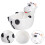 1Pc Cartoon Animal Ceramic Bowl White Practical Food Container 6