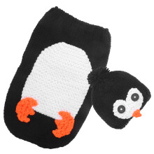 conjunto bebé recién nacido croché negro para sesión