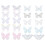 20 uds. decoración multicolor en doble capa para y ropa 4